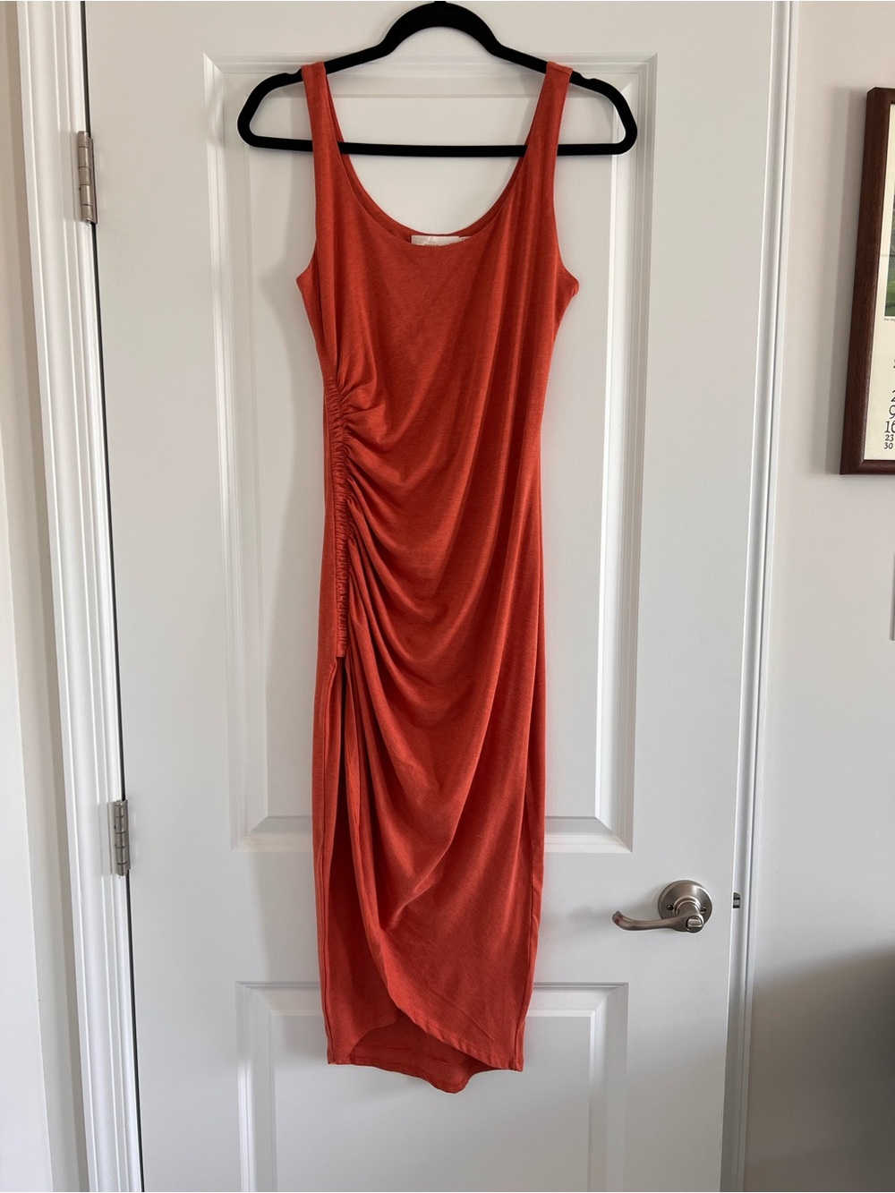 Prana Sleeveless Midi Dress in Burnt Orange